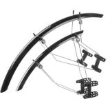 M-Wave Schutzblech Set Mud Max Race 28 42mm breit schwarz