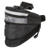 M-Wave Tilburg L Satteltasche 180x115mm schwarz/anthrazit mit CLIP-ON Halter