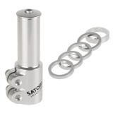 Vorbauerhhung Heads-Up4 117 mm 1 1/8, silber glanz Satori