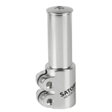 Vorbauerhhung Heads-Up4 117 mm 1 1/8, silber glanz Satori