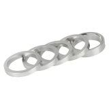 Vorbauerhhung Heads-Up4 117 mm 1 1/8, silber glanz Satori